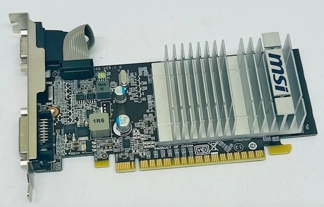 512MB MSI Nvidia GeForce N8400GS-D512D3H/LP HDMI DVI VGA PCI-e Graphics Card - Image 1 of 4