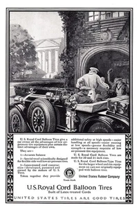 1924 US Royal Cord Balloon Tires: Give a Car Owner Vintage Print Ad - Picture 1 of 1