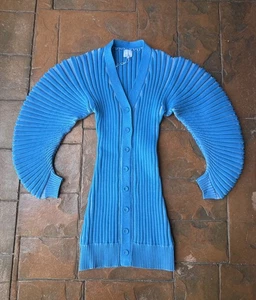Fumi The Label Iris Mini Dress Women’s 2XL Blue NWOT - Picture 1 of 6