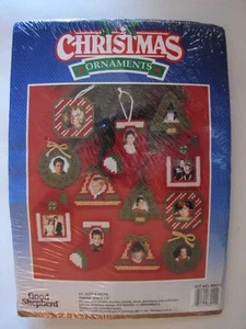 GOOD SHEPHERD CHRISTMAS ST. NICKS PICTS 12 ORNAMENTS Embroidery Kit - Picture 1 of 1