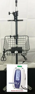 Welch Allyn Vital Signs Monitor Rolling Mobile Stand: Spot LXi Series 42NTB MTB - Picture 1 of 11