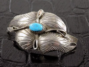 Gioielli vintage in argento M.Thomas jr Navajo argento sterling turchese gioielli XX secolo - Foto 1 di 12