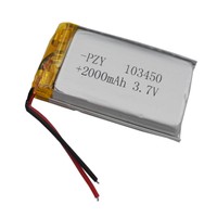 3.7v 2000 mah Polymer Li ion Lithium cells 103450 for MID ipod PAD MP4 Tablet PC