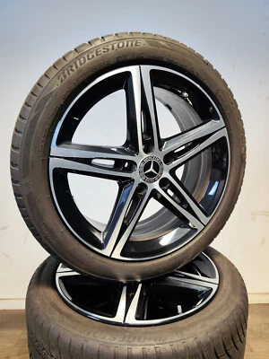 4 Winterräder 225 45 R18 Mercedes A B CLA Klasse W177 W247 C118 18" Alufelgen - Bild 1 von 4