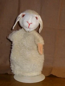 Muñeca de mano oveja, peluche, usada, buen estado de liquidación de colección - Imagen 1 de 2
