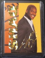 1993-94 Arena Sports Shaquille O'Neal The Man Cracked Ice Signature Magic HOF