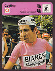 FELICE GIMONDI Cycling 1976 Bike Racing Photo 1979 CARTE SPORTCASTER #56-10