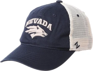 NEVADA WOLF PACK NCAA ZEPHYR UNIVERSITY RELAXED TRUCKER SNAPBACK CAP HAT NWT! - Picture 1 of 6