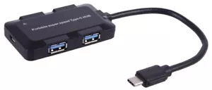 DYNAMODE - 2-in-1 USB-C 4 Port USB 3.0 Hub - Picture 1 of 4