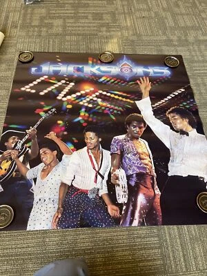 1981 Michael Jackson The Jackson 5  Record Store Promo Poster #8 Rare! 36” — 第 1/4 张图片