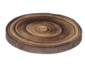 20cm Holzscheibe geflammt braun rund Basteln Baumscheibe Dekoholz Holzscheiben - Bild 1 von 1