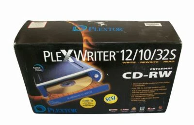 Plextor PX-W1210TSE 12x10x32 SCIS External CD-RW Drive TLA1040 - Image 1 of 2