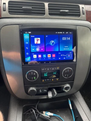 For Chevrolet Silverado Android 14 Apple Carplay Car Stereo Radio GPS WIFI - Image 1 of 4