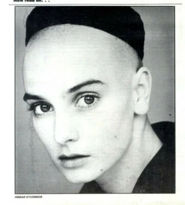 16/1/88PT22 Black & White Picture 8x7 Sinead O'connor - Foto 1 di 1