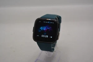 Fitbit Versa Activity Tracker FB505 Black Case - Read Desc. Small Dots on Screen - Picture 1 of 8
