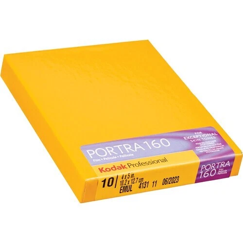 Kodak Professional Portra 160 Color Negative Film (4 x 5", 10 Sheets) - Image 1 of 1