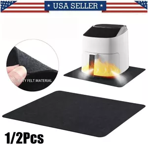 Alfombra resistente al calor para freidora de aire 1/2 pieza almohadilla resistente al calor protector de encimera - Imagen 1 de 12