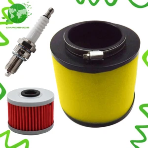 For Honda Foreman 450 TRX450FM 4x4 S Air Oil Filter Spark Plug 2002-2004 - Picture 1 of 3