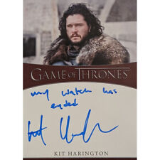 2022 Game of Thrones Complete Series Vol 2 Kit Harington Inscription Card