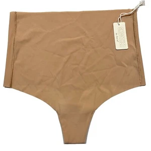 NWT AERIE Smoothez High Waist Thong Sz XS-S-M-L-XL-XXL Beige - Picture 1 of 6