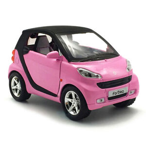 1:24 Smart ForTwo Spielzeug Die Cast Modellauto Kinderspielzeug fur Jungen Rosa