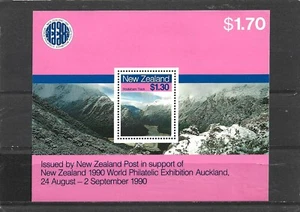 New Zealand 1988 Walking Tracks Mini Sheet Mint Hinged - Bild 1 von 1