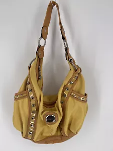 Kathy Van Ireland moderne Damen-Handtasche mit Reißverschluss und Schulter Designer Geldbörse Gold - Bild 1 von 7