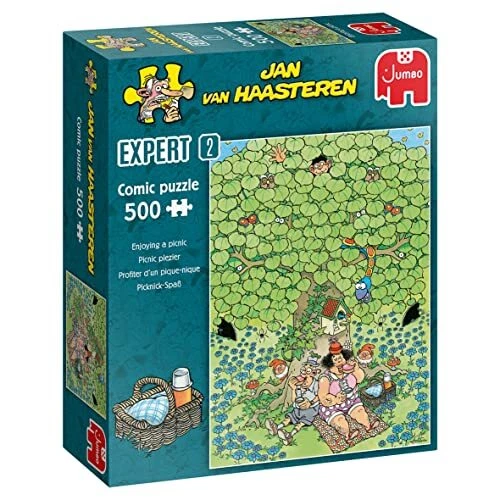 Jumbo- Esperto 2-Goditi Un Picnic (500 Pezzi) Puzzle Jigsaw, Multicolore, (g8d) - Immagine 1 di 1