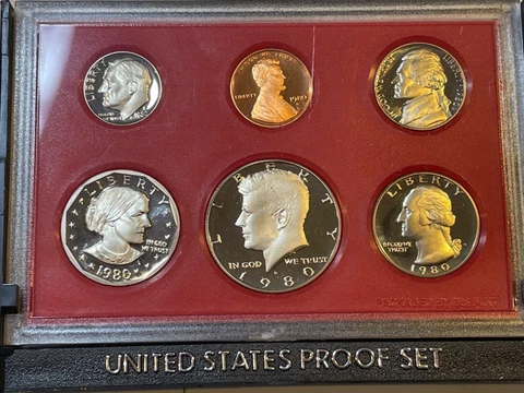 1980 US Mint Proof Set (6 Coin Set) (OGP) Cover