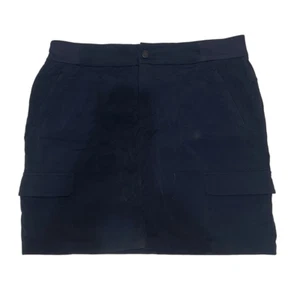 Athleta Navy Gray Skort Skirt w/ Shorts Long Outdoors Hiking sz 14 Tall 14T - Picture 1 of 6
