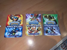 SKYLANDERS UNIVERSE 3 BOOK OF ELEMENTS FIRE & WATER MAGIC & TECH, LIFE & UNDEAD