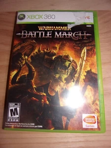 Warhammer Battle March Microsoft Xbox 360 CIB Complete - Picture 1 of 3