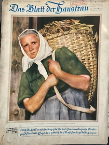 Das Blatt der Hausfrau 53. Jahrgang 1938/ 39 Heft 2 Ausgabe B + 2 Schnittmuster - Bild 1 von 2