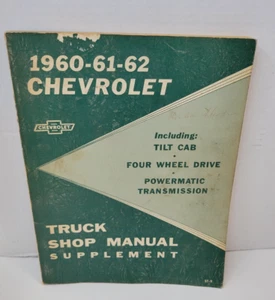 1960 61 62 Chevrolet Truck Shop Manual Supplement - Bild 1 von 5