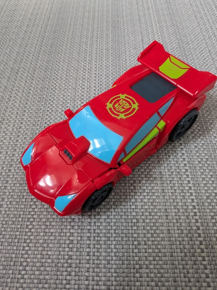Playskool Heroes Transformers Rescue Bots Sideswipe Car Transforming Figure  - Image 1 of 3
