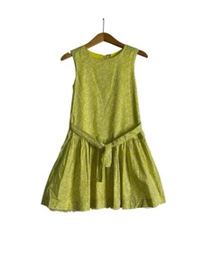 GAP Kinder ärmelloses Kleid Frühling gelb Blumen Gr. XL (12R) hinten zum Binden Tüll gefüttert - Bild 1 von 3