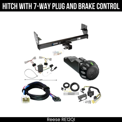 Hitch Tow PKG+ Brake Control For 05-15 Toyota Tacoma 44746 2" Receiver Class 3 - Image 1 of 4