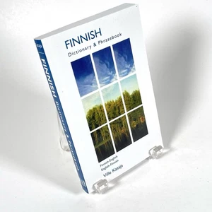 Finnish-English/English-Finnish Dictionary and Phrasebook by Ville Kataja PB - Picture 1 of 7