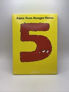 Aqua Teen Hunger Force: Volume 5 (DVD, 2-Disc Set) TVMA, Stickers Included - Picture 1 of 5
