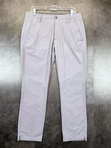 Under Armour Herren Hose Golf flache Taschen Reißverschluss gesticktes Logo grau Gr. 34/30 - Bild 1 von 19