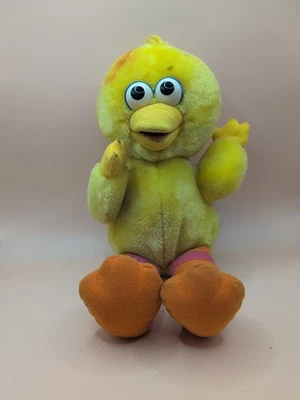 1997 年 Tyco 芝麻街 Tickle Me Pals 大鸟会说话毛绒笑奶昔 — 第 1/3 张图片
