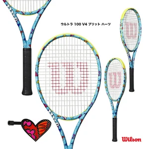 Raqueta de tenis Wilson Ultra 100 V4 Britto Hearts WR128410 031 - Imagen 1 de 2
