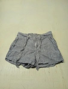C&C California Women’s Size Small 100% Linen Shorts Striped Pockets - Picture 1 of 4