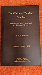 THE PLATONIC THEOLOGY - PROCLUS - In Six Books - Vol. I: Books I-III, PB, 1985 - Picture 1 of 11