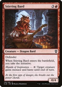 Stirring Bard C Foil #195 | CLB Battle for Baldur's Gate | MTG - Picture 1 of 1