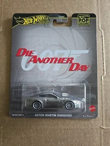 2025 Hot Wheels Premium 007 Die Another Day Aston Martin Vanquish mit Protektor - Bild 1 von 3