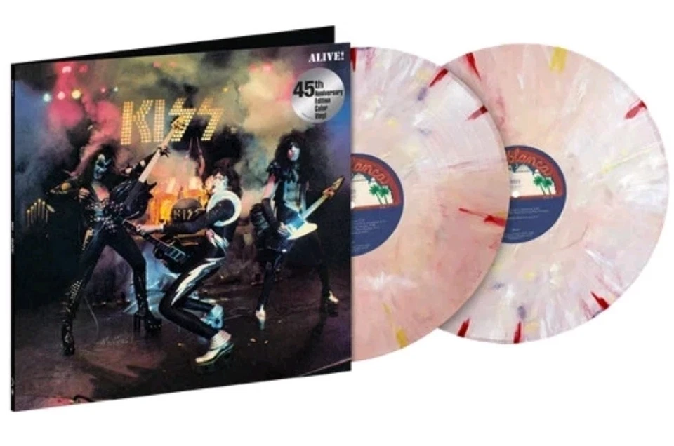 KISS Alive Limited Edition 45th Anniversary Colored Vinyl LP [SHIPS NOW!] 🆕 ✅  Foto 1 de 1