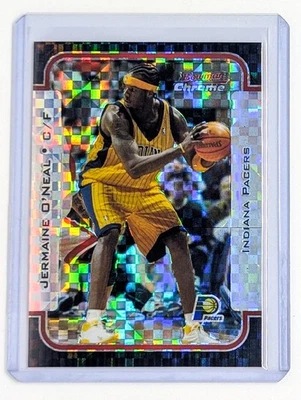 2003-04 Bowman Chrome X-Fractor #17 Jermaine O'Neal /150 Indiana Pacers - Image 1 of 2