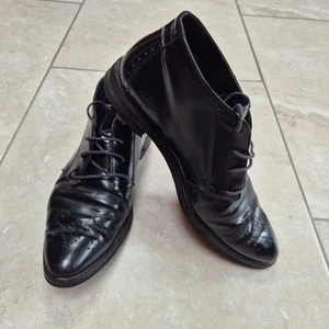 Paul Green Ankle Boots Black leather Ankle Boots Lace up Smart Leather Boots UK6 - Picture 1 of 14