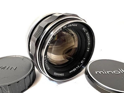Minolta MC 58mm f1.4 Rokkor-PF Camera Lens Very Nice - Image 1 of 3